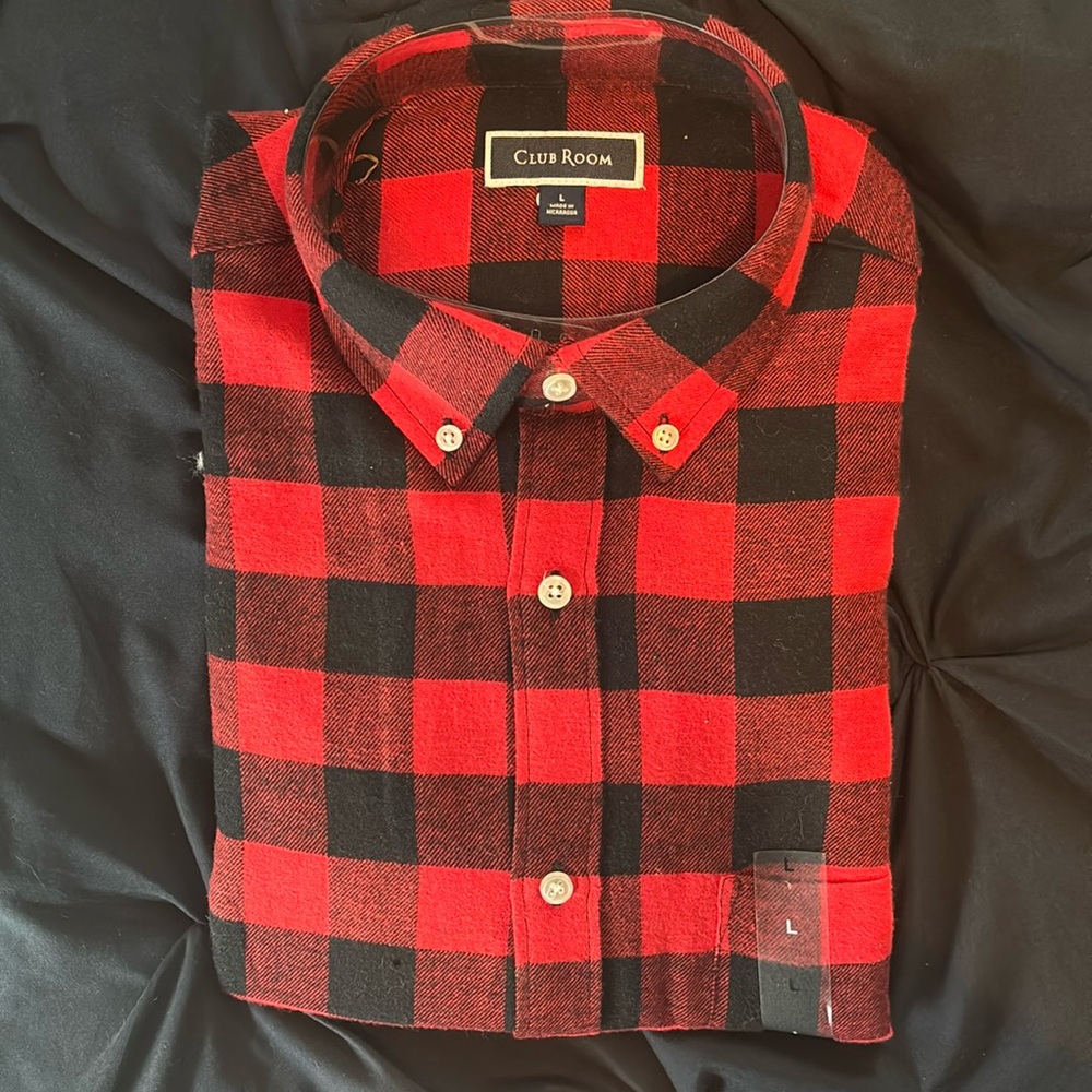 Buffalo Plaid Flannel Shirt